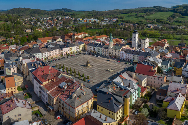 Městská památková rezervace s kostelem na Křížovém vrchu, foto: Archiv města Moravská Třebová